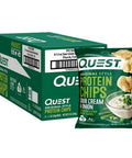 Protein Chips Sour Cream And Onion 8 Count by Quest