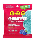 Super Sour Blue Raspberry Gummy Candy 6 Count by Shameless Snacks