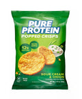 Popped Crisp Sour Cream Onion 12 Count by Pure Protein