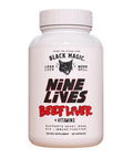 Nine Lives Beef Liver Plus Daily Vitamin 160 Capsules by Black Magic