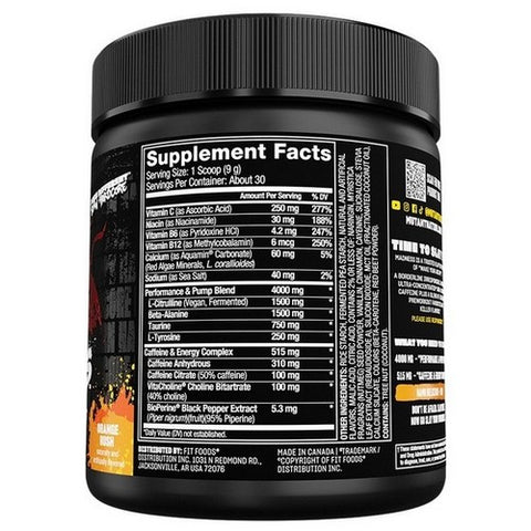 Mutant, Mutant Madness Orange Rush, 285 Grams
