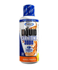 Liquid Carnitine 3000 Orange Pineapple 16 Oz by Gaspari Nutrition