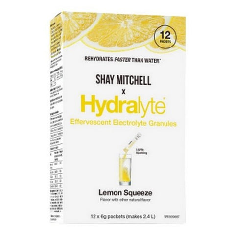Electrolyte Granules  Lemon Squeeze 12 Count by Hydralyte