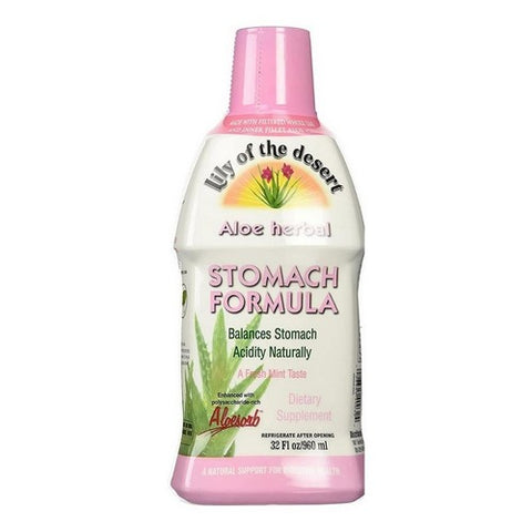 Lily Of The Desert, Aloe Vera Juice Stomach Formula, 32 Oz