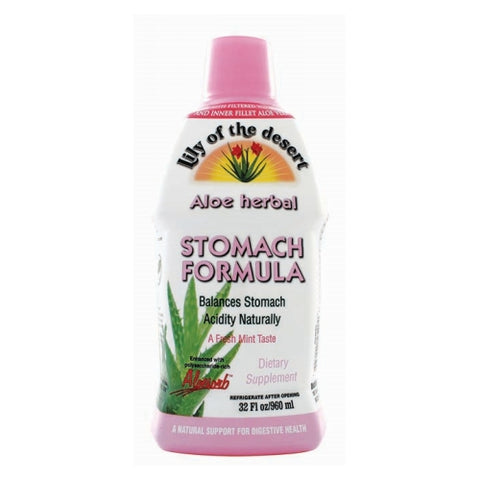 Lily Of The Desert, Aloe Vera Juice Stomach Formula, 32 Oz