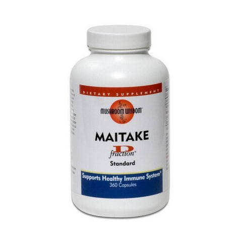 Maitake Mushroom Wisdom, Maitake D-Fraction Standard, D-FRACTION, 360 CAP