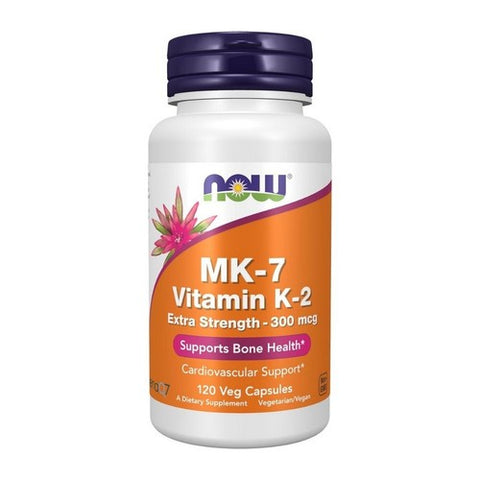 Now Foods, MK-7 Vitamin K-2 Extra Strength, 300 Mcg, 120 VegCaps