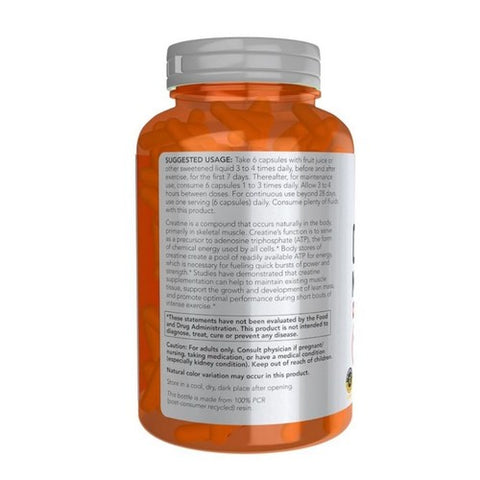 Now Foods, Creatine Monohydrate, 750 mg, 240 VegCaps