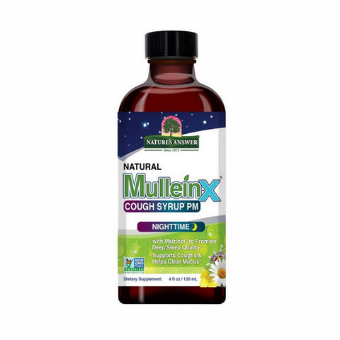 Nature's Answer, Mullein-X PM Nighttime Formula With Maizinol, 4 Oz