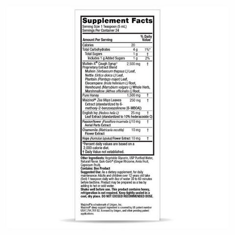 Nature's Answer, Mullein-X PM Nighttime Formula With Maizinol, 4 Oz