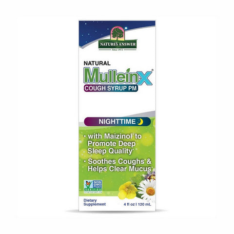 Nature's Answer, Mullein-X PM Nighttime Formula With Maizinol, 4 Oz
