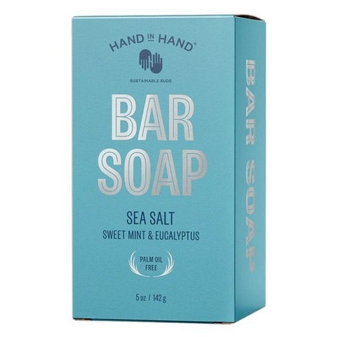 Hand In Hand, Sea Salt Bar Soap, 5 Oz