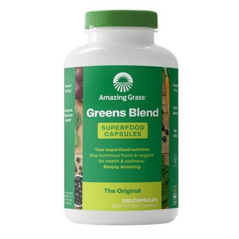 Amazing Grass, Organic Green Superfood, 150 Capsules