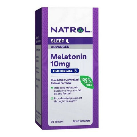 Natrol, Melatonin Time Release, 10 Mg, 60 Count