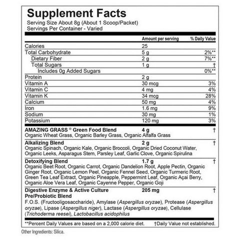 Amazing Grass, Green Superfood Alkalize And Detox, 8.5 Oz