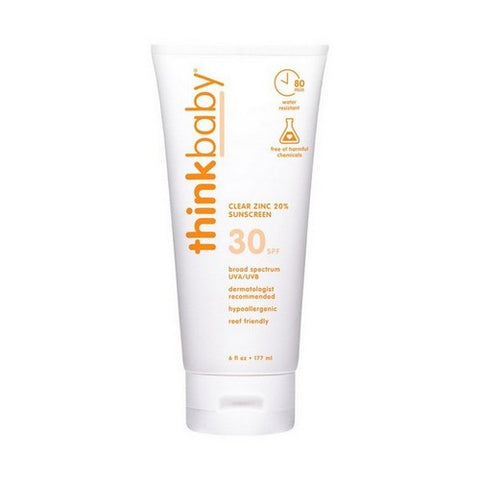 Thinkbaby, Clear Baby SPF 30 Sunscreen, 6 Oz