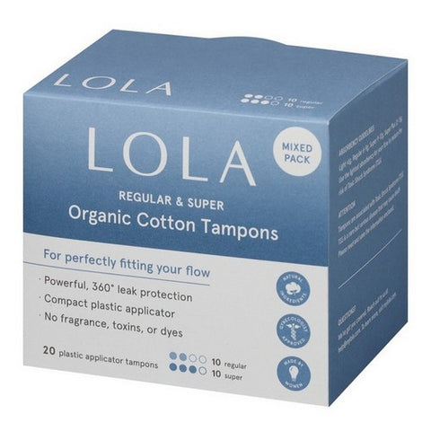 Lola, Tampon Regular Super Assorted, 20 Count