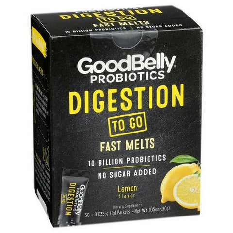 Good Belly, Good Belly Probiotic Powder Packet Lemon Flavor, 1.05 Oz