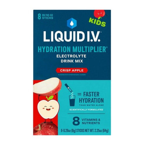 Liquid I.V, Hydration Multiplier Kids Crisp Apple, 8 Count