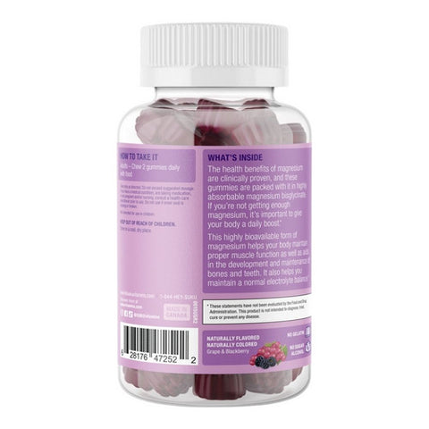 SUKU Vitamins, Mega Magnesium Gummy, 50 Count