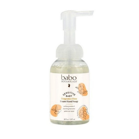 Babo Botanicals, Babo Botanicals Sensitive Baby Foam Hand Soap, 8 Oz