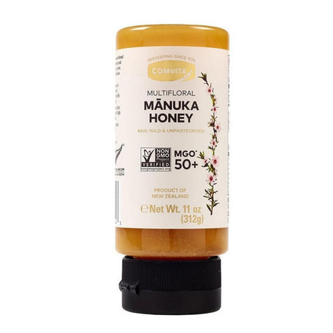 Comvita, Manuka Honey Squeeze Bottle Multifloral MGO 50+, 11 Oz