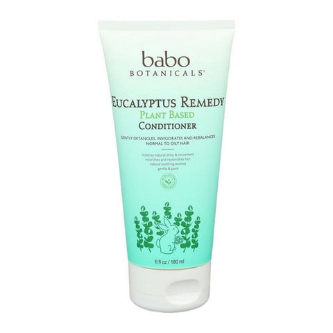 Babo Botanicals, Eucalyptus Remedy Plant Based Conditioner, 6 Oz