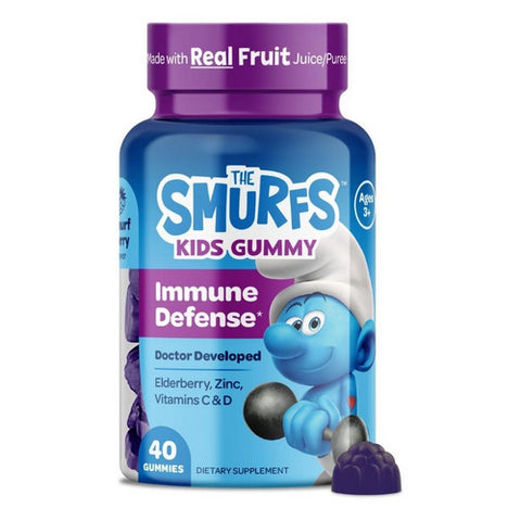 Smurfs, Kids Immune Vitamin Supplements, 40 Count