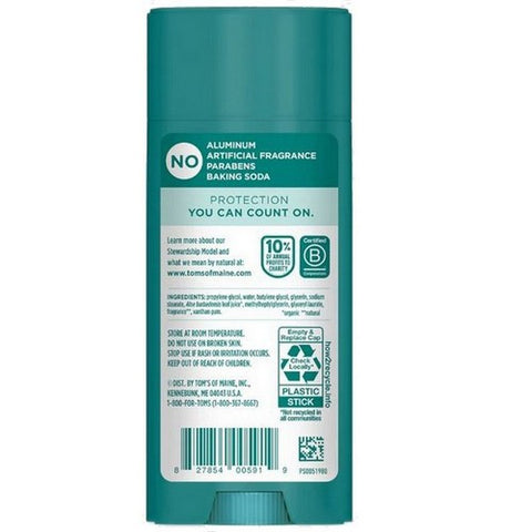Tom's Of Maine, Rose Vanilla Deodorant, 3.25 Oz