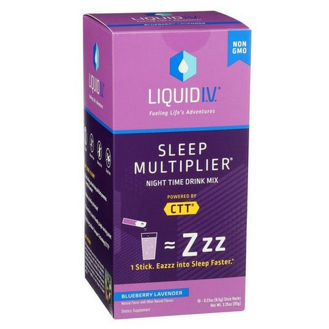 Liquid I.V, Sleep Multiplier Drink Mix Blueberry Lavender, 3.35 Oz