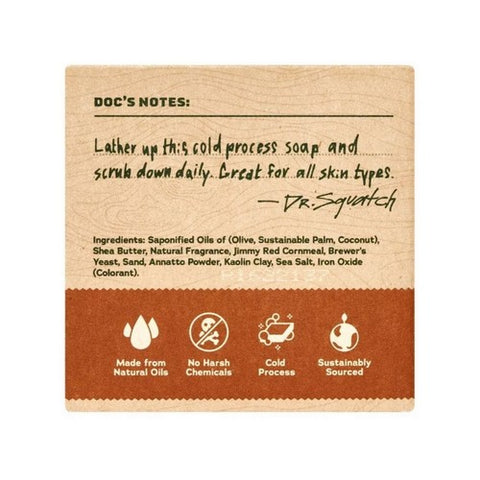 Dr. Squatch, Men'S Natural Bar Soap Wood Barrel Bourbon, 5 Oz
