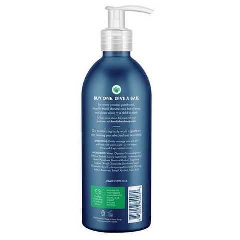 Hand In Hand, Body Wash Island Mimosa Fresh Coconut And Mango Leaf, 10 Oz (Case Of 3)