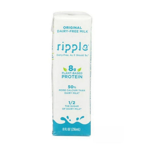 Ripple Foods, Original Plant Based Protein Milk, 8 Oz x 4 (Case Of 4)