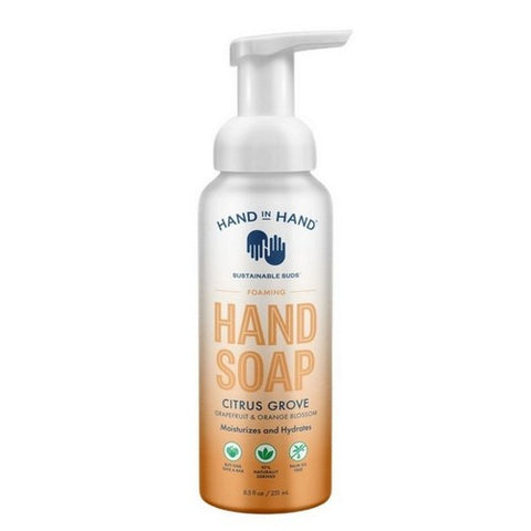 Hand In Hand, Foaming Hand Soap Citrus Grove, 8.5 Oz (Case Of 3)