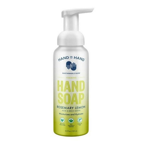 Hand In Hand, Rosemary Lemon Foaming Hand Soap, 8.5 Oz (Case Of 3)