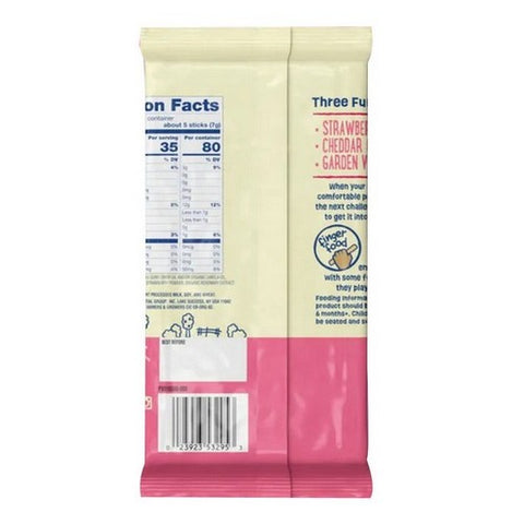 Earth's Best, Organic Crunchy Sticks 6+ Months Strawberry Banana, 0.56 Oz (Case Of 5)