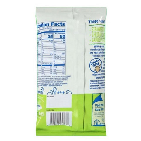 Earth's Best, Organic Crunchy Sticks 6+ Months Garden Veggie, 0.56 Oz (Case Of 5)