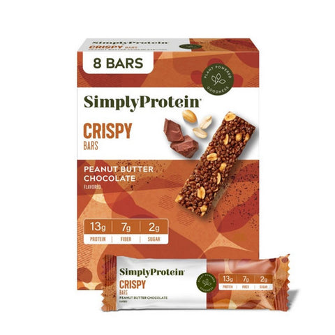 Simply Protein, Protein Bar Peanut Butter Chocolate, 1.41 Oz x 8 (Case Of 4)