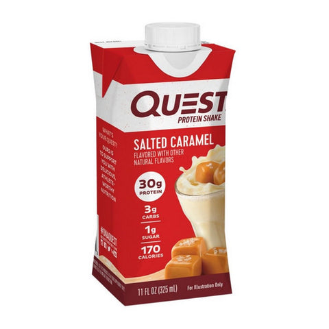 Quest, Salted Caramel Shake, 11 Oz x 4 (Case Of 3)