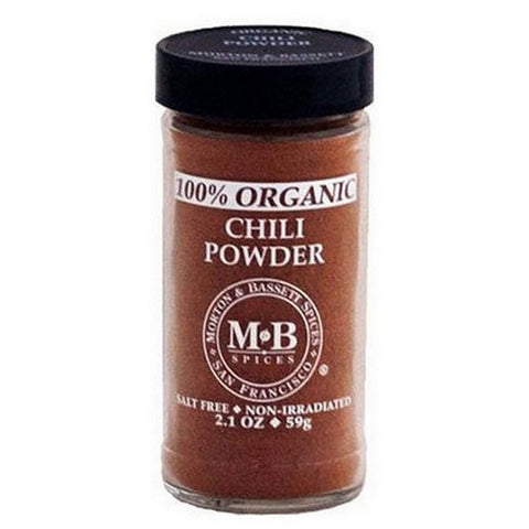 Morton & Bassett, Organic Chili Powder, 2.1 Oz (Case Of 3)