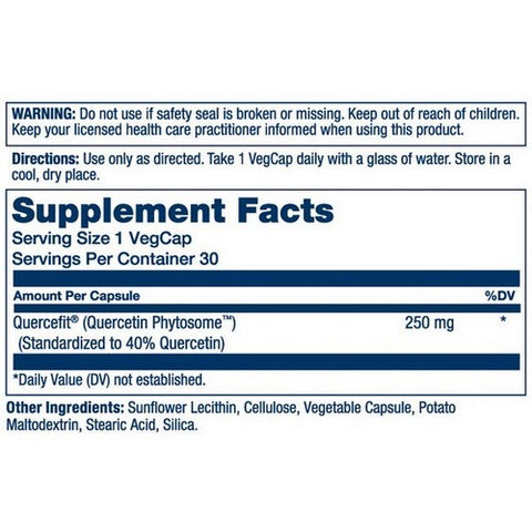 Solaray, Quercetin, 30 Count