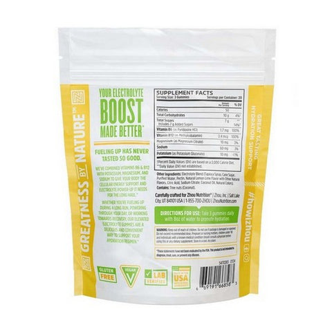 Zhou Nutrition, Hydro-Fuel Gummies, 60 Count