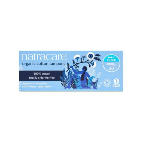 Natracare, Tampons, SUPER, 20 CT