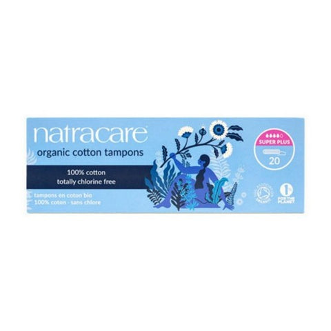 Natracare, Tampons, SUPER+, 20 CT