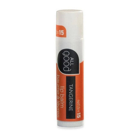 All Good, Organic Lip Balm SPF 15 Tangerine, 4.2 Grams (Case Of 18)