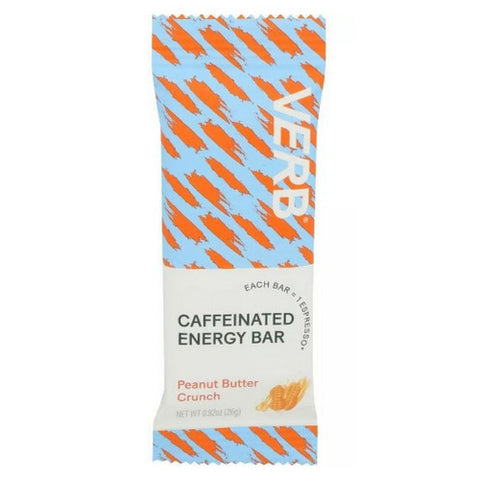 Verb Energy, Verb Peanut Butter Crunch Energy Bars, 0.92 Oz (Case of 16)