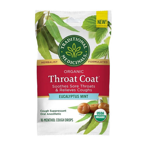 Traditional Medicinals, Lozenge Eucalyptus Mint, 16 Count (Case Of 12)