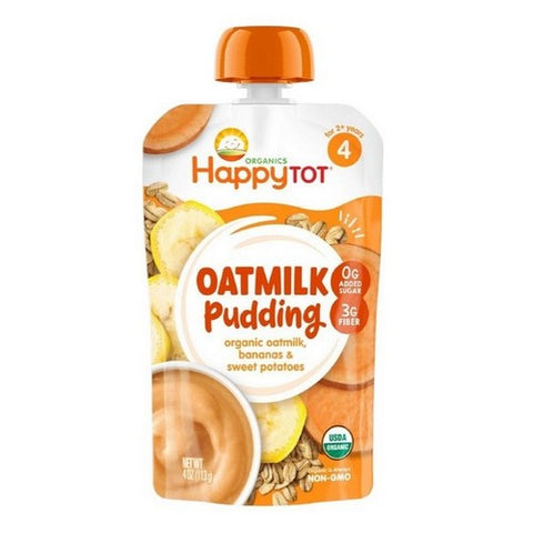 Happy Tot, Oatmilk Pudding Bananas And Sweet Potatoes, 4 Oz (Case of 16)
