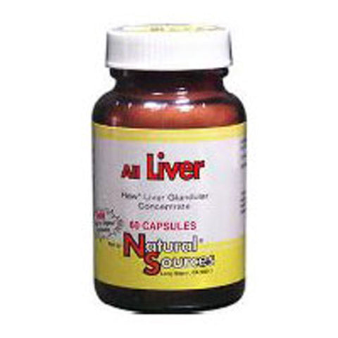 Natural Sources, All Liver, 60 Caps