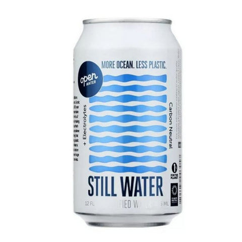 Open Water, Purified Still Water With Electrolytes, 12 Oz (Case Of 12)